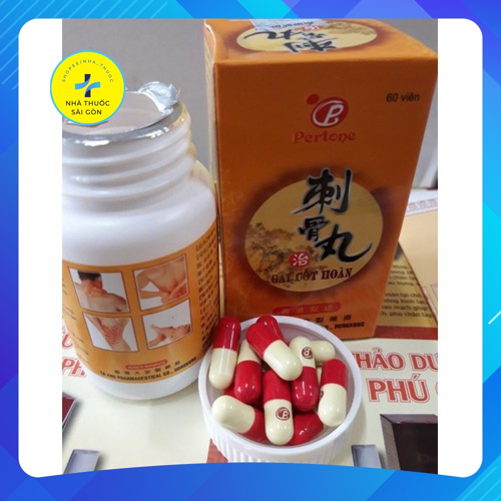 Gai Cốt Hoàn Hongkong Hỗ trợ xương khớp Chai 60 viên và cao dán