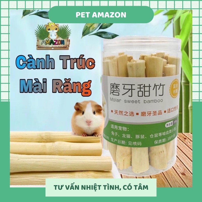 Cành trúc mài răng dành cho hamster,sóc ,thỏ,bọ ú
