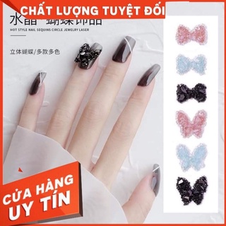 Charm bươm đá,charm trang trí móng tay