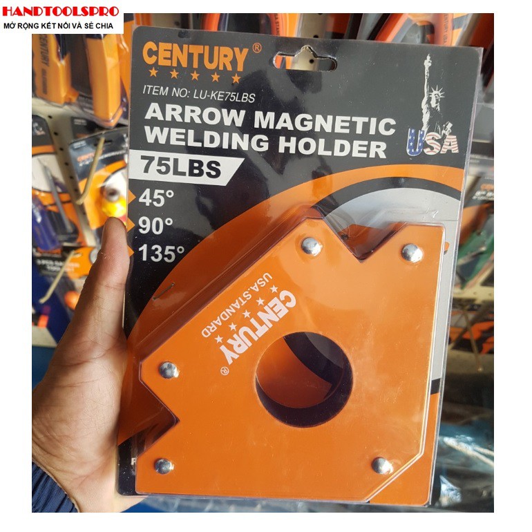 33KGS (75Lbs) Ke nam châm hàn 3 góc CENTURY LU-KE75LBS