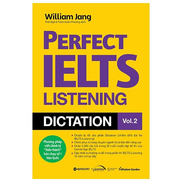 Sách - Combo Perfect Ielts Listening Dictation (Vol.1 + Vol.2)