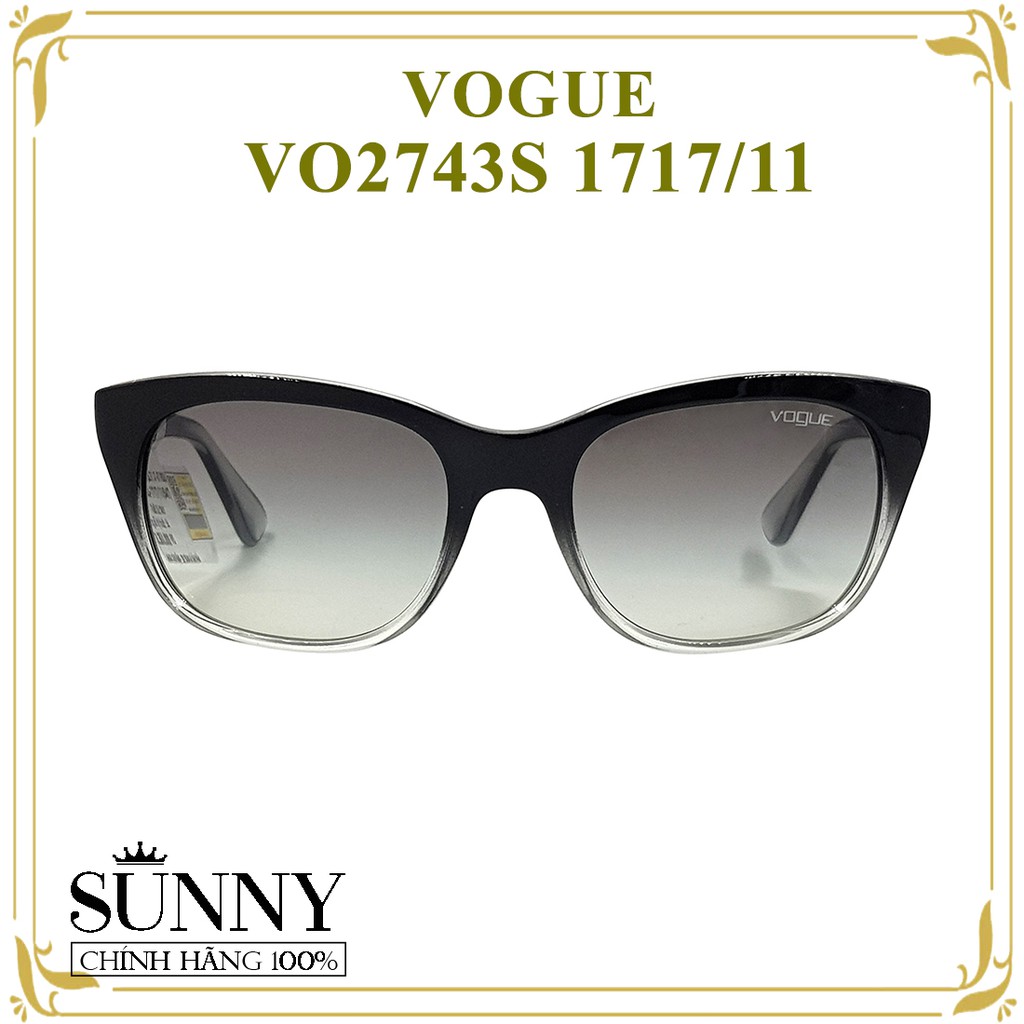 VO2743S 1717-11 - Kính mát Vogue chính hãng Italia, bảo hành toàn quốc