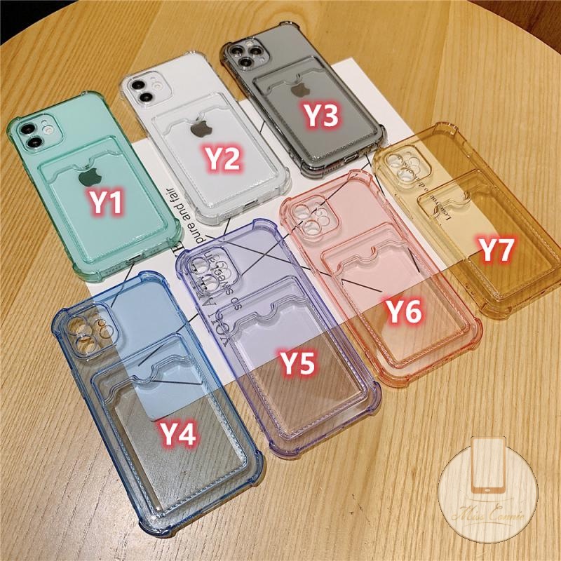 Ốp Điện Thoại TPU Mềm Chống Sốc Có Ví Đựng Thẻ Cho Vivo Y21s Y12A Y21 Y12i Y12 Y12s Y15s Y15A Y20s G Y33s Y20A Y20s Y20i Y20G
