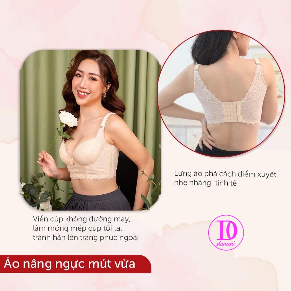 Áo lót Bra corset xuất xịn ,Áo ngực bản to che mỡ lưng nâng ngực không gọng chống chảy xệ hàng Cao Cấp