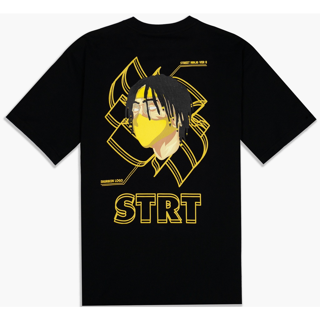Áo thun Shuriken Ninja - Đen - Street Gang