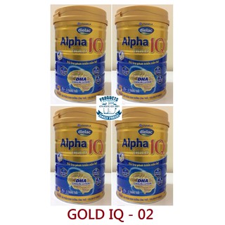 Bán sỉ - 246.339đ/lon - Combo 4 - Dielac Alpha Gold IQ 2 900g - Sữa Bột Vinamilk