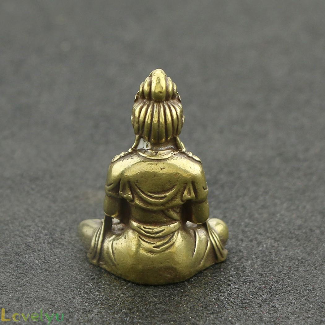 Tượng Phật Mini Bằng Đồng Thau Trang Trí Văn Phòng