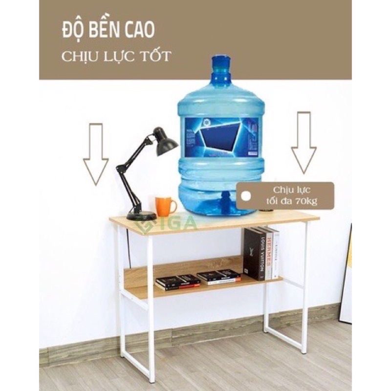 bàn làm việc chân sắt thương hiệu IGA GM17