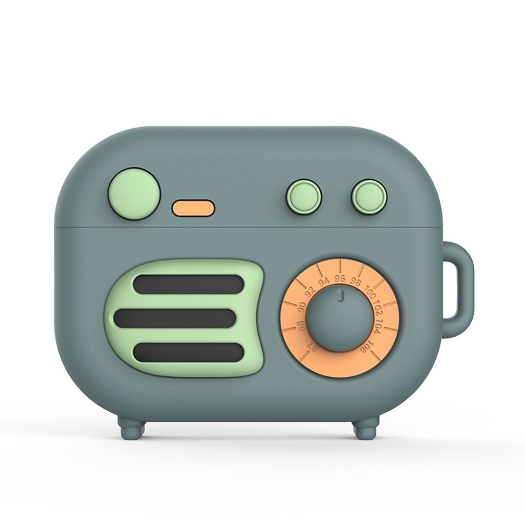 Bao Case Cho Airpods Pro Kai Hình Radio Retro