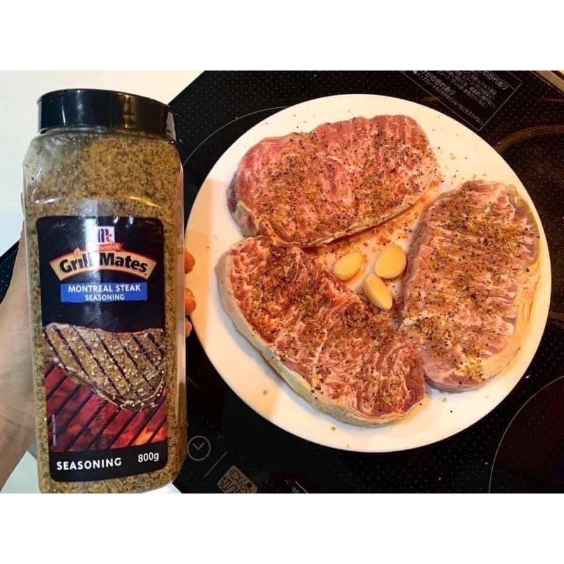 Gia Vị Ăn kiêng Tẩm Ướp Bò Nướng , gà, cá …. McCormick Grill Mates, Montreal Steak Seasoning