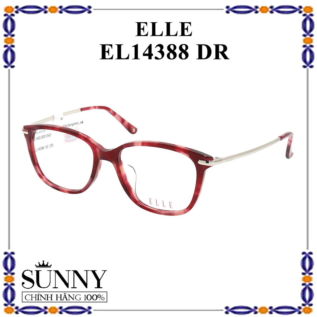 EL14388 - Gọng kính Elle chính hãng Korea, bảo hành toàn quốc