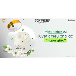 Kem ban đêm white perfect d2