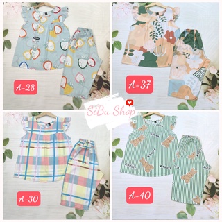 [chọn mẫu ngầu nhiên - chọn mẫu ibox]  Bộ tole lanh lửng, chất tole 2 da loại 1 mịn mát, đường may kỹ mặc nhà mát đẹp