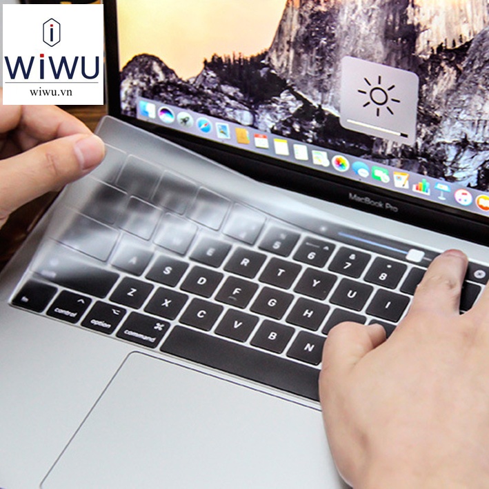 Lót phủ bàn phím trong suốt cho Macbook Air  M1 , Macbook Pro 13.3 , 16 inch touchbar chính hãng  WIWU