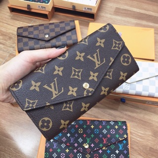 Ví Lv cúc nắp gập Fullbox