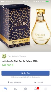 Nước hoa Yves Rocher So Elixir 50ml