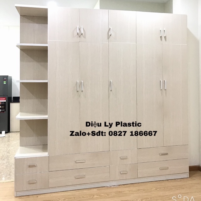 Tủ nhựa Đài Loan 2 tầng giả gỗ cực đẹp,nhận làm theo yêu cầu giá tại xưởng, freeship kv tp hcm