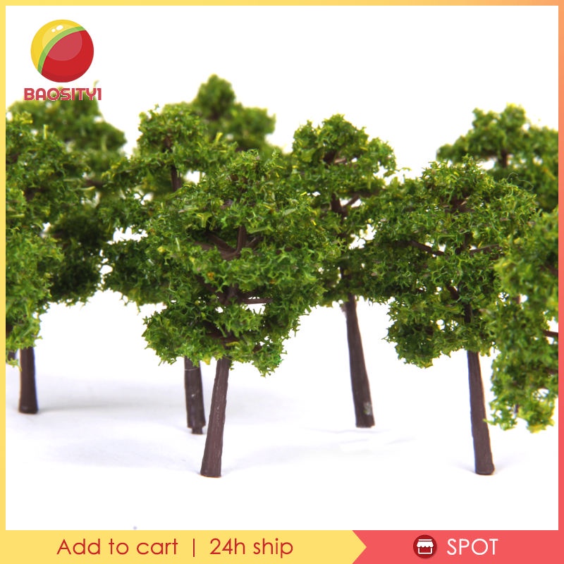 Set 80 mô hình cây cảnh trang trí tỉ lệ 1:250