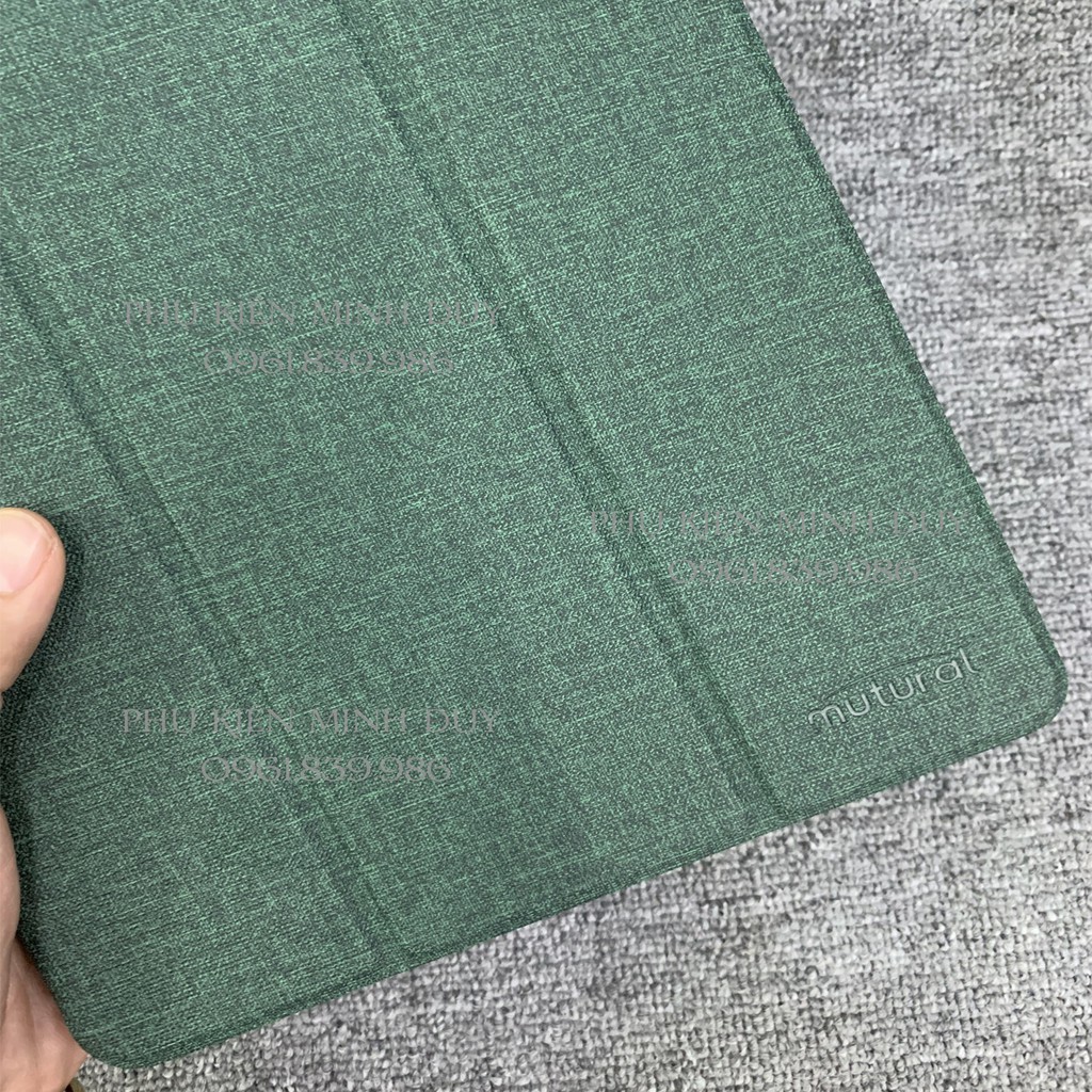 (Đã có Ipad 10.8' 2020) Bao da Mutural có khay để bút cho Ipad Mini 5, 9.7’ (ipad 5/6/7/8/2018), 10.2' 10.5’ 11’ 12.9’ ❤ | BigBuy360 - bigbuy360.vn