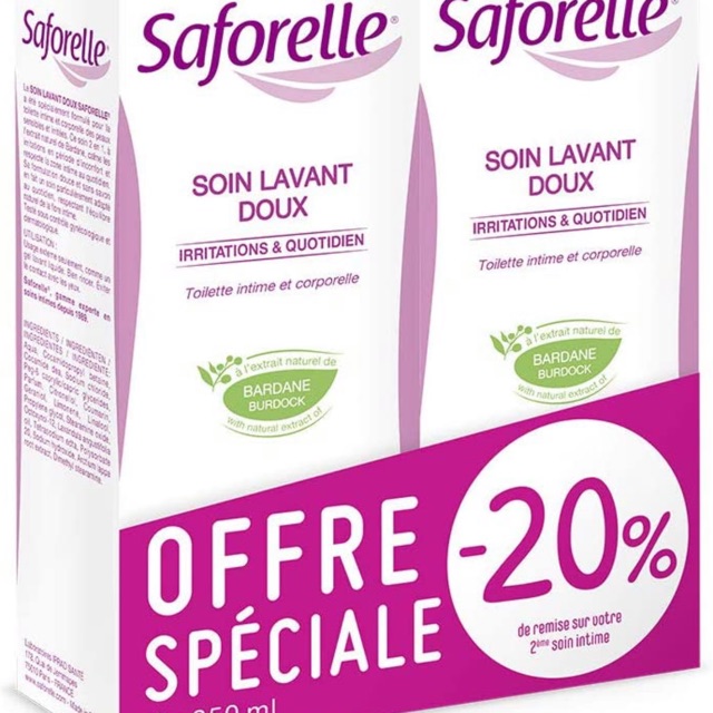 Dung dịch vệ sinh phụ nữ Saforelle 250ml Pháp 🇫🇷