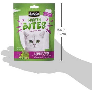 Bánh thưởng sạch răng cho mèo Kit Cat Breath Bites 60g