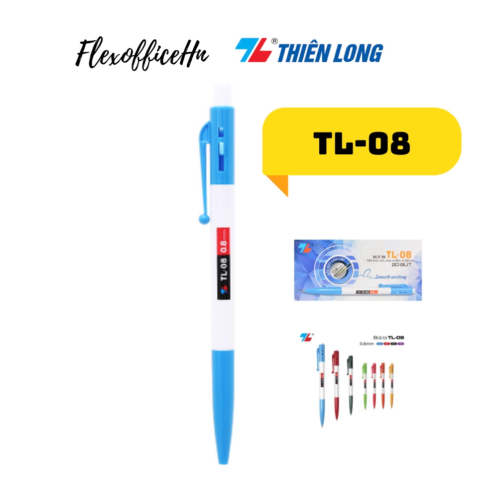 Hộp 20 Bút bi Thiên Long TL-08
