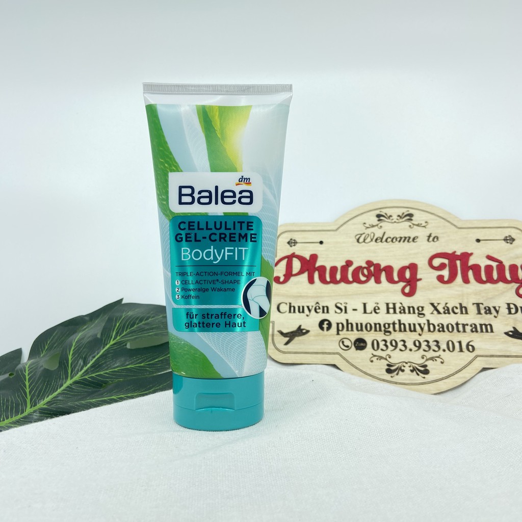 Kem bôi tan mỡ Balea Body Fit Cellulite Gel - Creme- phương thùy germany
