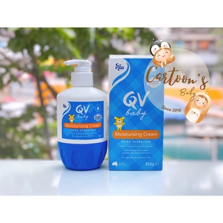 Kem dưỡng da cho bé QV BaBy Moisturising Cream 250g (Có vòi)
