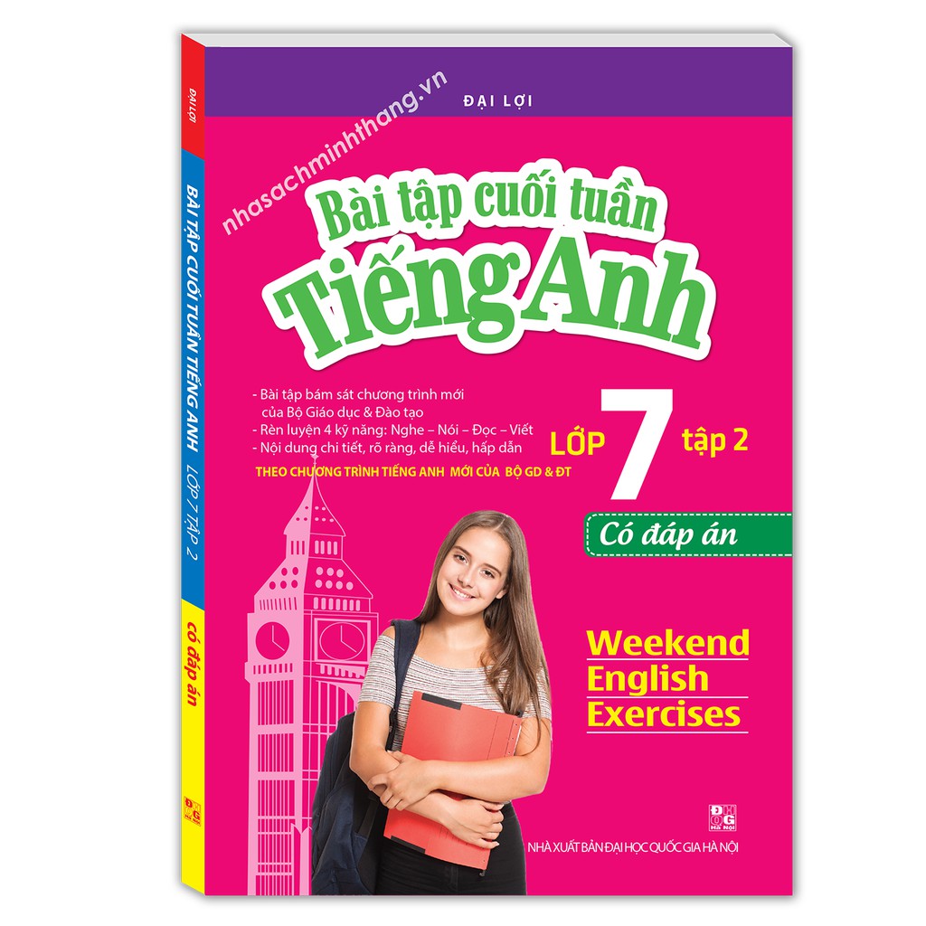 Sách - Bài tập cuối tuần tiếng Anh lớp 7 tập 2 - Có đáp án