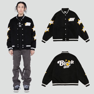 Áo khoác Bomber Made Extreme x Blackair Sherpa Patchwork Varsity
