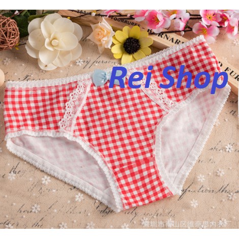 Quần lót nữ kẻ caro dễ thương