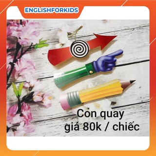 Spinner mũi tên quay, chỉ tay quay, bút chì quay
