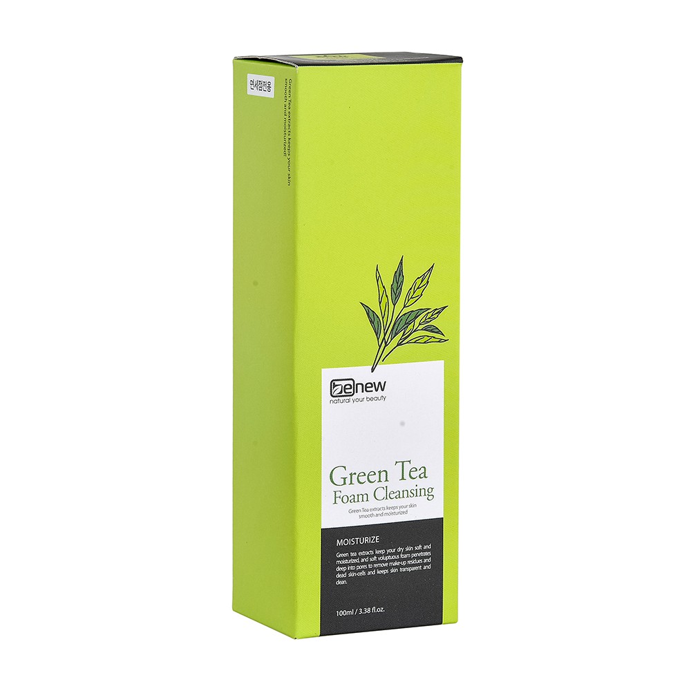 Sữa rửa mặt ngăn ngừa mụn và chống lão hóa BENEW Green tea 100ml - Hàn Quốc Chính Hãng