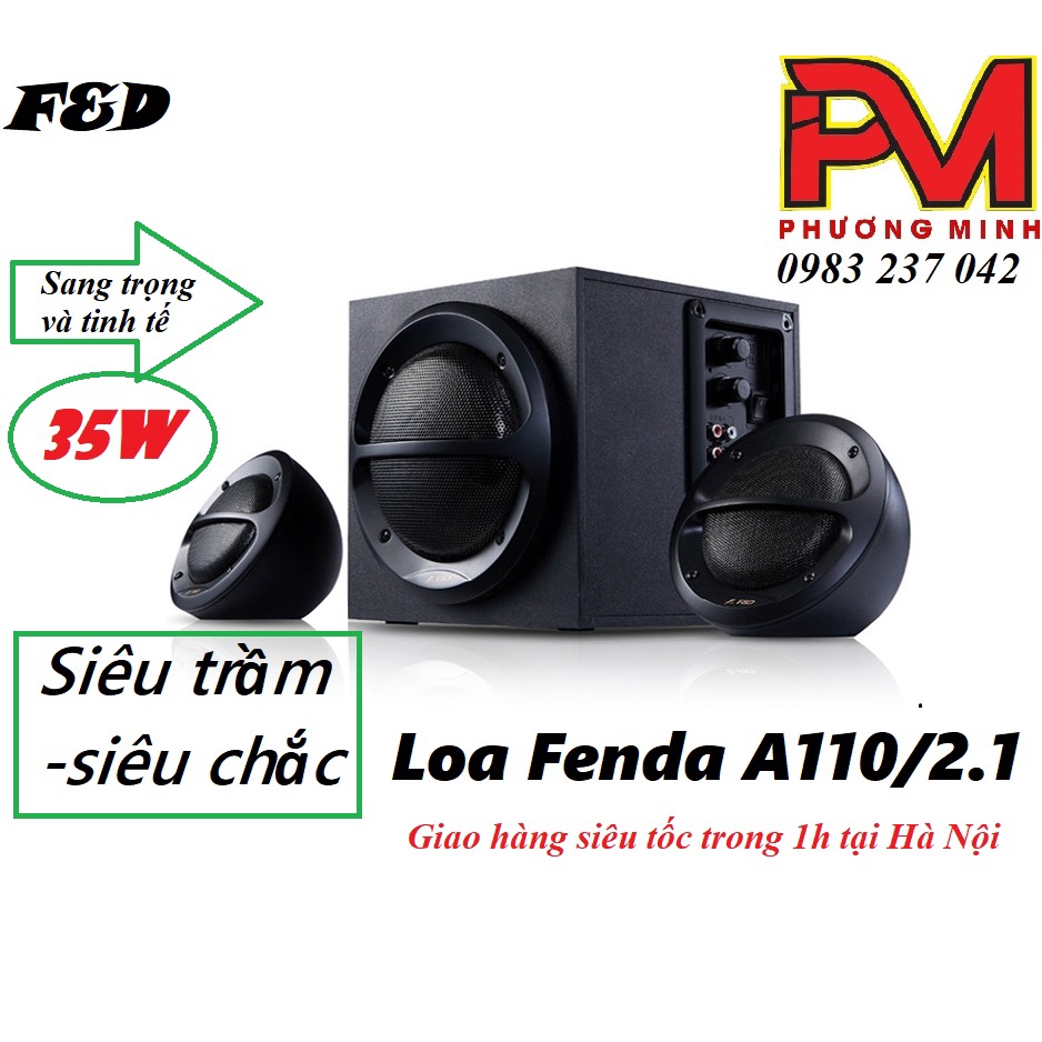 [Mã ELHACE giảm 4% đơn 300K] Loa Vi tính Fenda A110 - F202 2.1 nghe cực hay - Cam kết hàng Chính Hãng bảo hành 12 tháng