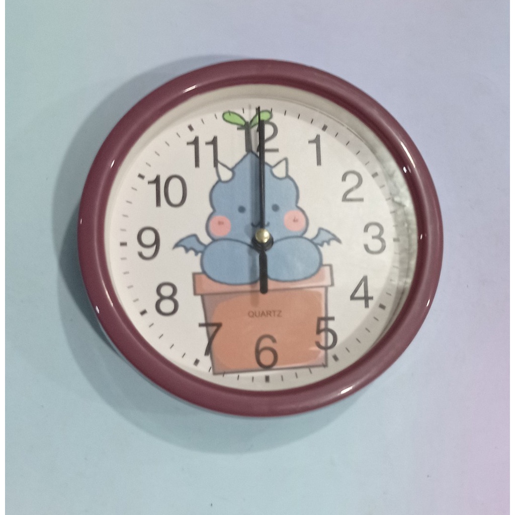 Đồng hồ treo tường khủng long DHTI9 cute dễ thương 13 đến15cm
