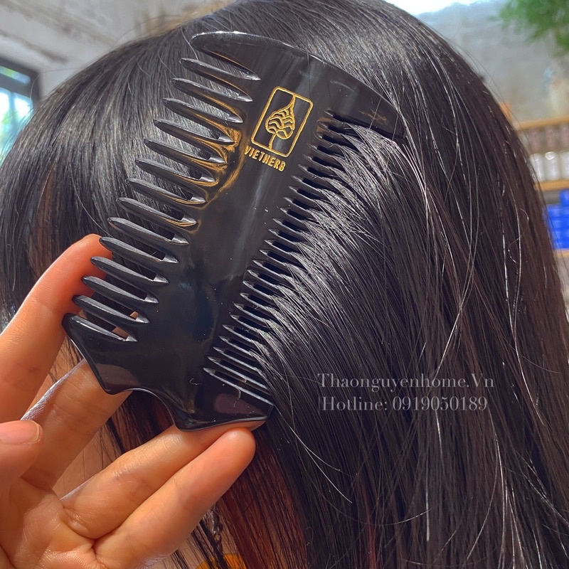 Lược sừng chải đầu, massage, đánh cảm gió