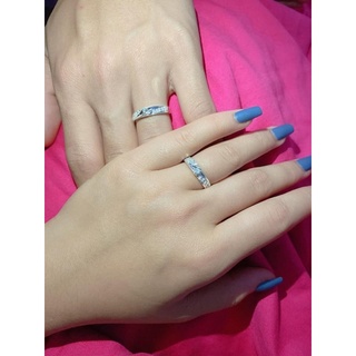 Nhẫn đôi bạc, nhẫn cặp chéo
