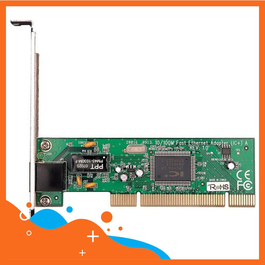 [GIÁ HỦY DIỆT]-Card mạng từ chân pci ra lan bảo hành 12 tháng