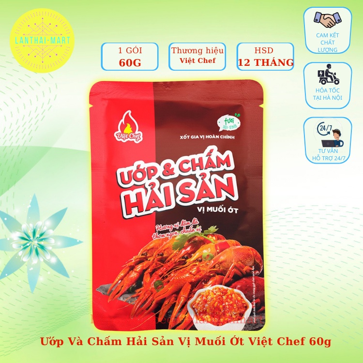 Ướp Và Chấm Hải Sản 60g - Xốt Ướp Và Chấm Hải Sản Siêu Ngon Cho Mọi Gia Đình Việt - SIÊU NGON