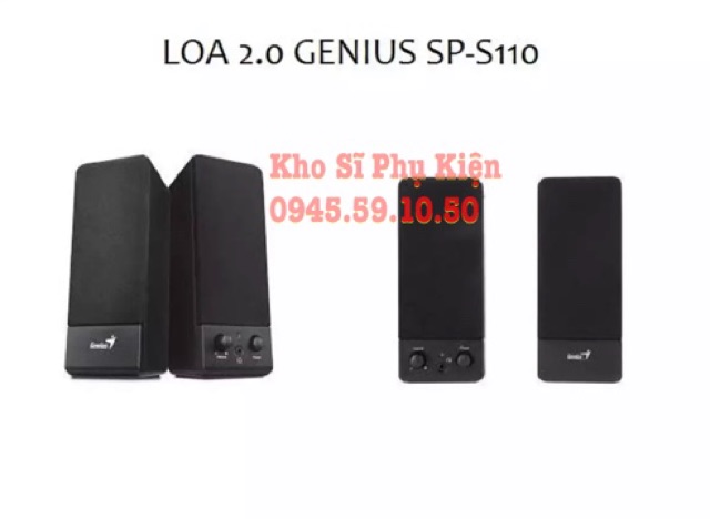 [Mã ELHACE giảm 4% đơn 300K] Loa Vi Tính Genius SP-S110 Chính Hãng