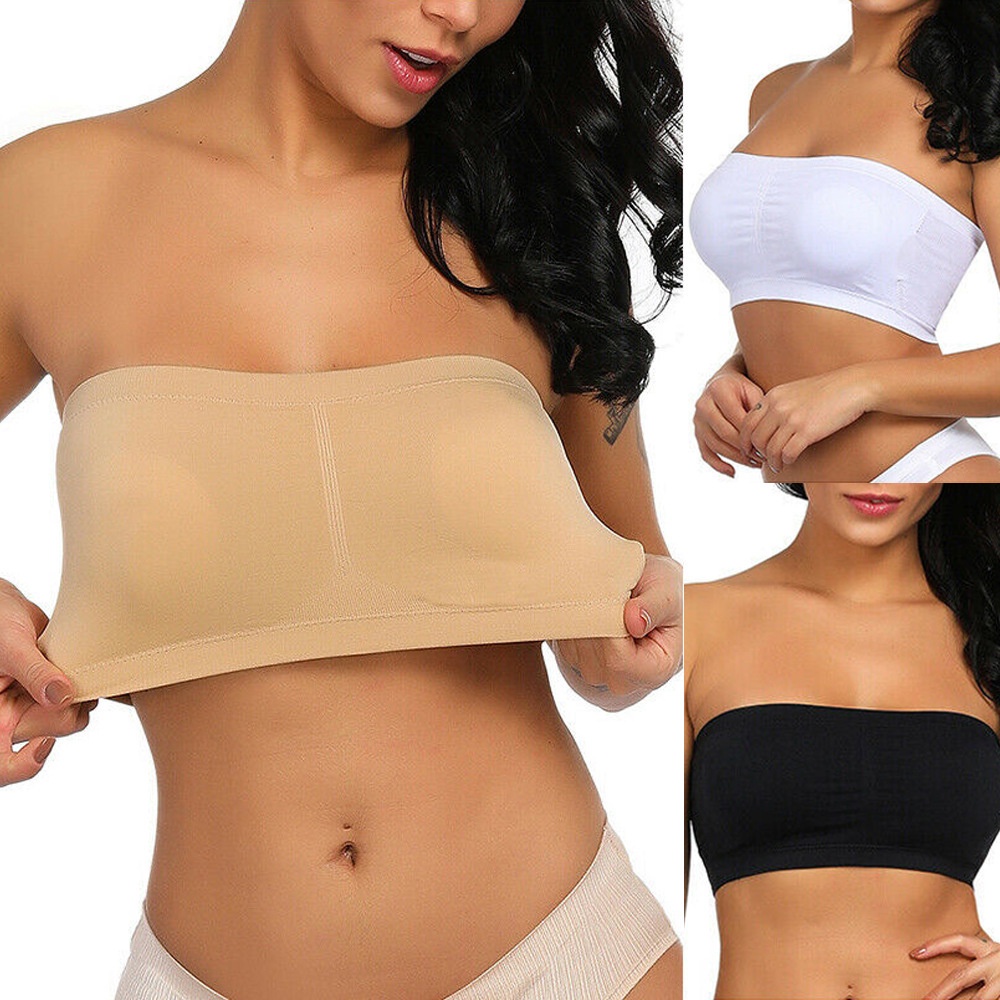 Áo Bra Không Dây -  Áo Ngực Không Dây Mút Mỏng Chất Cotton Co Dãn AMYBRA B7735