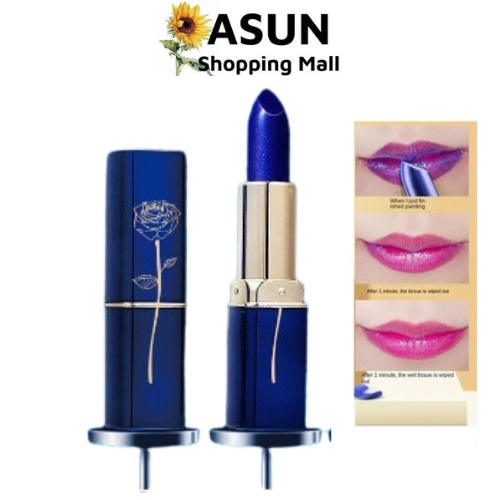 Son Đổi Màu Lessxcoco Hoa Hồng Xanh 3.8g Color Temperature Change Lipstick