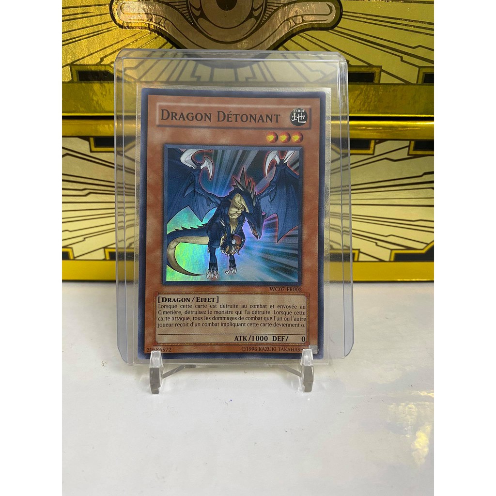 [ Dưa Hấu Yugioh ] Lá bài thẻ bài Exploder Dragon - Super Rare  - Tặng bọc bài nhựa bảo quản