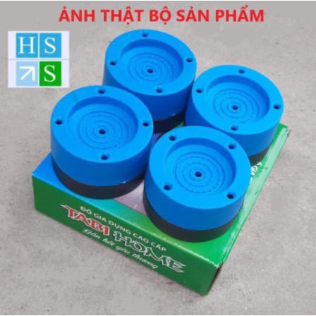 Chân kê chống rung chống ẩm máy giặt tủ, 4 chân kê chống rung cao su máy giặt | BigBuy360 - bigbuy360.vn