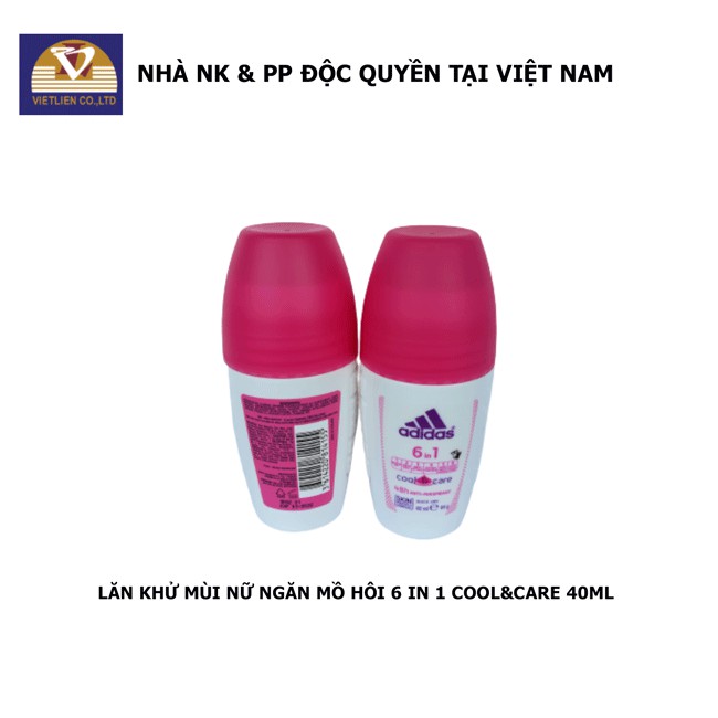 COMBO 2 Lăn Khử Mùi Nữ Ngăn Mồ Hôi Adidas 6 in 1 - 40ml | BigBuy360 - bigbuy360.vn