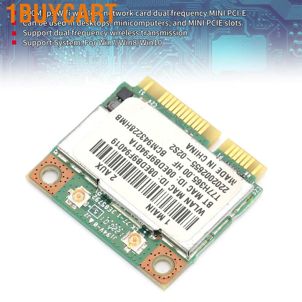 1buycart Wireless Card Dual Band 2.4g / 5g Wifi Bt4.0 For Pc Win7 / Win8 / Win10 | BigBuy360 - bigbuy360.vn