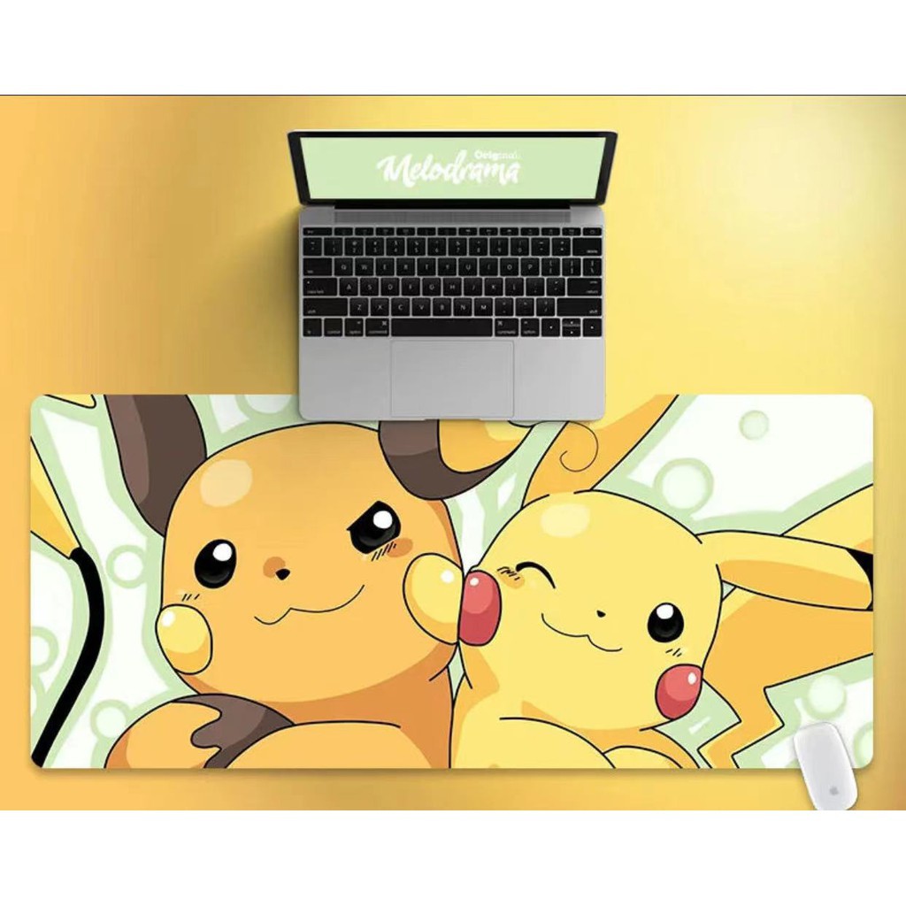 Miếng lót chuột và bàn phím hình Pikachu đáng yêu tiện dụng