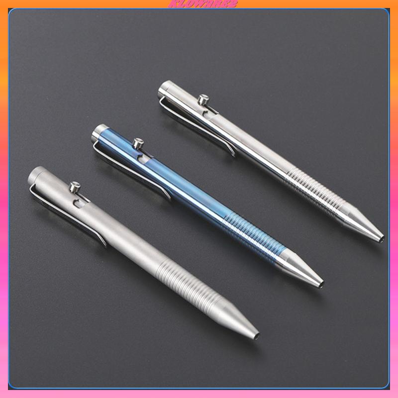 Bút Bi Lăn Bằng Hợp Kim Titan Có Thể Thu Gọn