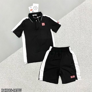 Bộ Hè Cộc Nam Uniqlo Phối Vạch Chất Thun Mát Lạnh
