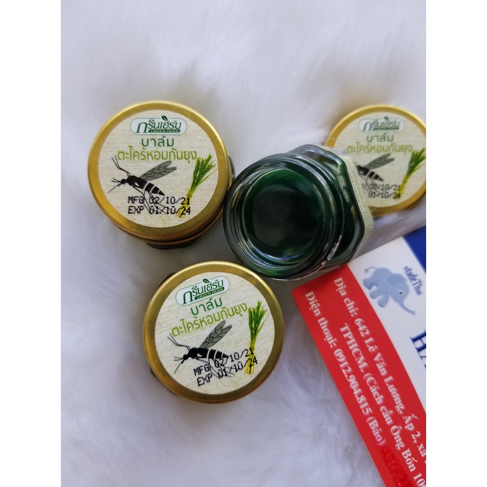 Dầu cù là muỗi côn trùng cắn  Thái Lan Green Herb